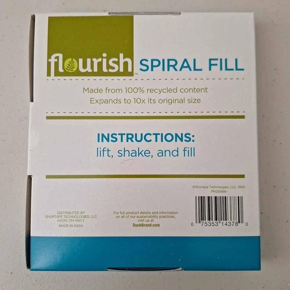 6 x NEW Duck Brand Shipping Packing Spiral Cushion Fill Recycled SET OF 6 BOXES